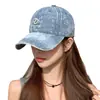 Gorra de Béisbol Lavada con Tinte de Corbata Estilo Coreano Retro Americano Bordado de Letras para Mujer Visera Desgastada Sombrero para el Sol para Hombre de Ruiya