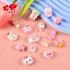Nuevos accesorios de joyería de gatitos dulces hechos a mano, material de bricolaje, venta al por mayor, carcasa de teléfono móvil, pegatina para refrigerador, cuerda para el cabello, accesorios para el cabello, parche