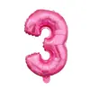 Balões de Número Personalizáveis Amazon 16 polegadas para Festa de Aniversário Decoração Conjunto de Balões de Folha de Alumínio Atacado
