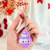 Llavero de animal marino de dibujos animados transfronterizo, caucho suave de PVC, amuleto del mundo submarino, accesorio para llave de coche, pequeño regalo