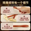 Tabla gua sha de latón puro para Tai Chi con mango extendido, adecuada para masajes de espalda, hombros, cuello y todo el cuerpo