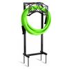 Suporte de mangueira de água para jardim resistente de ferro removível suporte de mangueira rack vertical para mangueira de água rack de armazenamento de mangueira de gramado