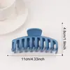 Golais Joias Novo Osso de Dragão Fosco Clipe Grande Grampo de Cabelo Grampo para Parte de Trás da Cabeça Versátil Clipe de Tubarão Acessórios de Cabelo Femininos