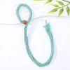 Cuerda para Colgar Carrillón de Concha de Fruta Natural Cuerda de Tirador Manual Hecha a Mano Cuerda para Tirador de Anillo Cuerda Trenzada Accesorio Versátil de Llavero de Alto Valor para Bricolaje