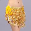 Halloween dança do ventre performance saia de lantejoulas feminino sexy bossimi tassel quatro camadas quadril toalha DS bar desempenho cintura corrente