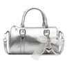Bolso de Mano Sencillo, Casual y de Moda para Mujer 2025 Primavera Nuevo Nicho Cruzado Elegante Cilíndrico Pequeño Bolso para Mujer