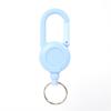 Carrete retráctil para insignia de color sólido macarrón transfronterizo con hebilla fácil de tirar, llavero anti-pérdida para mochila, cable de tracción en stock