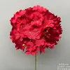 Casamento Estilo Chinês Estilo Vermelho Decoração de Guia de Estrada Arranjo de Flores Artificiais Flor de Teto Cerimônia de Noivado Arranjo de Banquete Arte com Flores Artificiais de Casamento
