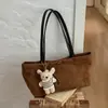 Bolso tote minimalista de nicho estilo coreano transfronterizo, nuevo modelo 2026, bolso de axila de gran capacidad, bolso de hombro retro de nicho para el día a día