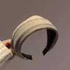 Diadema de Terciopelo con Ala Ancha Otoño Invierno para Mujer, Estilo Retro Suave, Diadema Alta para la Parte Superior de la Cabeza, Temperamento Versátil, Pinza para el Cabello que No Ahoga, Accesorios para el Cabello