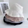 Sombrero de Cubo con Visera Bloque de Color Estilo Hepburn para Mujer, Sombrero de Tela para Protección Solar de Verano, Sombrero de Tela Plegable para Viajes al Aire Libre