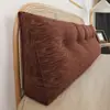 Cojín de Cabecera, Almohada Triangular para Cama, Respaldo Grande, Cojín Lumbar, Ventana Saliente de Sala de Estar, Bolsa Suave para Tatami, Sencillo y Extraíble