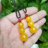 Vários Tipos de Pingentes de Feijão das Quatro Estações com Contas Redondas, Pingentes de Jade Verde Hetian, Jade com Fio de Ouro, Jade Verde Seco, Ágata, Jaspe, Calcedônia, Pingentes de Jade Vermelho do Sul