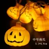 Cordão de Luzes Led de Halloween Transfronteiriço Lanterna de Abóbora Aranha Fantasma Morcego Lanterna Pequena Luz de Atmosfera Decoração de Feriado de Horror