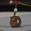 Sândalo Dourado Nova Versão dos Doze Signos do Zodíaco Pingente para Celular Pingente de Madeira para Bolsa Chaveiro Argola Lembrancinha