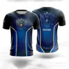 Camiseta de Secagem Rápida com Manga Curta Estilo Atacado Transfronteiriço Camiseta Estampada 3D Manga Curta Mesmo Estilo para Homens e Mulheres Atacado