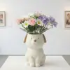 Porta-canetas Capivara Porta-canetas Pneu Arte Corporal Decoração de Mesa de Escritório Recipiente de Armazenamento Beleza de Fada Vaso de Flores