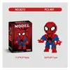 Figuras de Dibujos Animados Sanrio de Marvel Animation Transfronterizas, Bloques de Construcción Pequeños de Micropartículas Lego, Juguetes Educativos, Venta al por Mayor de Fabricantes