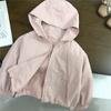 Casaco de menina primavera e outono novo moletom infantil solto fino casual cor sólida roupas baochun masculinas e femininas para comércio exterior