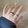 Aceite de gota dulce color de contraste aceite de gota anillo encantador femenino Corea del Sur nicho personalidad moda Nueva Moda anillo abierto anillo índice
