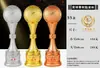 Troféu de Cristal Personalizado de Basquete para Jogos Esportivos de Alunos Escolares, Medalhas de Campeão e Vice-Campeão de Streetball FMVP