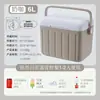 Caja térmica para acampar al aire libre, caja refrigeradora para uso en automóvil, cubo portátil comercial para almacenamiento de hielo para puestos, caja térmica de regalo y obsequio navideño