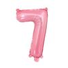 Pequeño Número 16 pulgadas Versión EE. UU. Delgado Decorativo Fiesta de Cumpleaños Comercio Exterior Globo de Papel de Aluminio Globos de Número al por Mayor