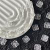 Cuadrado doble cara tallado flor de esmalte artificial accesorios para tarjetas antiguo diy pulsera collar joyería con cuentas material hecho a mano