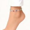 Pulsera Europea y Americana Estilo Ins Corazón Colorido Zircón Temperamento Aleación Forma de Corazón Dopamina Pulsera Pulsera Celebridad de Internet