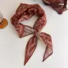 Bufanda Larga de Seda con Puntos de Cristal Perla Cadena para Cintura Moda Retro Diseño de Cinturón de Lujo Ligero Accesorios de Cintura de Nicho