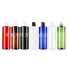 Garrafa refilável Qianqiu 500ml para detergente de louça, purê, garrafa PET com tampa de pressão, garrafa plástica para condicionador, garrafa para iscas