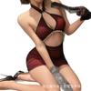 Lencería Sexy Ropa de Dormir Cheongsam Vestido Bodycon Puro Deseo Qqny Tentación Ropa de Dormir Conjunto de Coqueteo Sin Quitarse para Mujeres