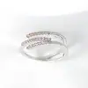 Transfronterizo Nuevo Lujo Accesible Estilo Ins Moda Pies Ojo del Diablo Anillo de Cobre con Zirconia para Mujer Anillo Accesorios de Joyería