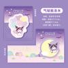 Versión Coreana de Notas Adhesivas de Doble Capa con Forma Especial de Dibujos Animados, Notas Adhesivas Despegables, Papel para Mensajes de Cuaderno, Registros de Notas, 6 Tipos