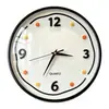 Reloj Silencioso a Prueba de Polvo para el Hogar Sin Taladro Aspecto de Alta Gama Reloj de Pared Sala de Estar Reloj Redondo Colgante de Pared 12 Pulgadas 8 Pulgadas