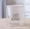 Maceta de flores perezosa con absorción automática de agua, rosa verde, sin riego, redonda, transparente, de plástico, de doble capa, para almacenar agua, maceta de buenos días, anti-podredumbre de raíces.