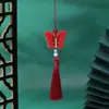 Borboleta Bordada de Dupla Face com Franja 8cm Material para DIY Acessórios Feitos à Mão Estilo Chinês Beleza Menino Roupas Broche Pingente