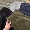2026 Novo Estilo Coreano Moda Cintura Elástica Cordão Calça Casual Feminina Solta Emagrecimento Versátil Calça Longa Calça de Veludo