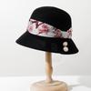 Sombrero de verano para mujer, sombrero de pescador con protección solar, sombrero para el sol, primavera y otoño, versátil, protección UV, moderno, para cubrir la cara, sombrero de paja perlada.