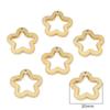 5 cuentas redondas de acrílico electrochapado UV de AliExpress, con forma de corazón de melocotón y lazo, hechas a mano, para pendientes y colgantes de joyería.