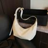 Bolsas Femininas Minimalistas da Moda 2025 Nova Moda Casual Bolsa de Ombro Dumpling Bolsa Transversal Super Popular