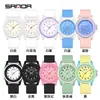 Reloj de Examen Sanda Estudiante de Secundaria Lectura del Tiempo Reloj Dopamina Esfera Grande Simple Resistente al Agua Reloj de Cuarzo Masculino