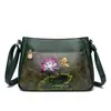 Bolso de Hombro de Moda para Mujer, Estilo Étnico, Tallado en Relieve Retro, Textura Artística, Estilo Nacional, Diseño de Nicho, Cartera de Mamá