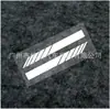 Comercio Exterior Venta al por Mayor Pegatinas para Espejo Retrovisor de Coche Rayas Decorativas Reflectantes Calcomanías para Coche Pegatinas para Espejo Retrovisor
