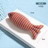Juguetes para Gatos de Venta Caliente que Contienen Menta, Juguetes para Gatos, Peces de Lino, Autoplacer y Alivio del Aburrimiento, Juguetes con Hierba Gatera, Muñecos de Trapo, Juguetes para Gatos
