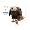 Colgante de Pared Búho Transfronterizo Águila Calva de Doble Cara Repelente de Pájaros de Jardín Decoración Hogareña