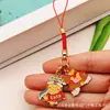 Colgante de Lanyard Año Nuevo Año del Caballo, Éxito Inmediato, Aleación Bendición de Fortuna, Bolso, Llavero para Auriculares Colgante Regalo