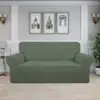 Cojín de sofá de grano de maíz exclusivo transfronterizo, apto para todas las estaciones, color liso simple, funda de asiento de sofá de vellón, respaldo