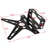 Vehículo Eléctrico Motocicleta Vehículo Modificado Soporte de Placa de Matrícula Aleación de Aluminio Soporte de Placa de Matrícula Ajustable Móvil Soporte de Placa de Matrícula Cola de Golondrina