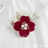 Corsage Chino de Boda de Alta Gama Flor de Muñeca Productos de Boda Occidentales Flor de Celebración Flor de Boda Título Completo Venta al por Mayor